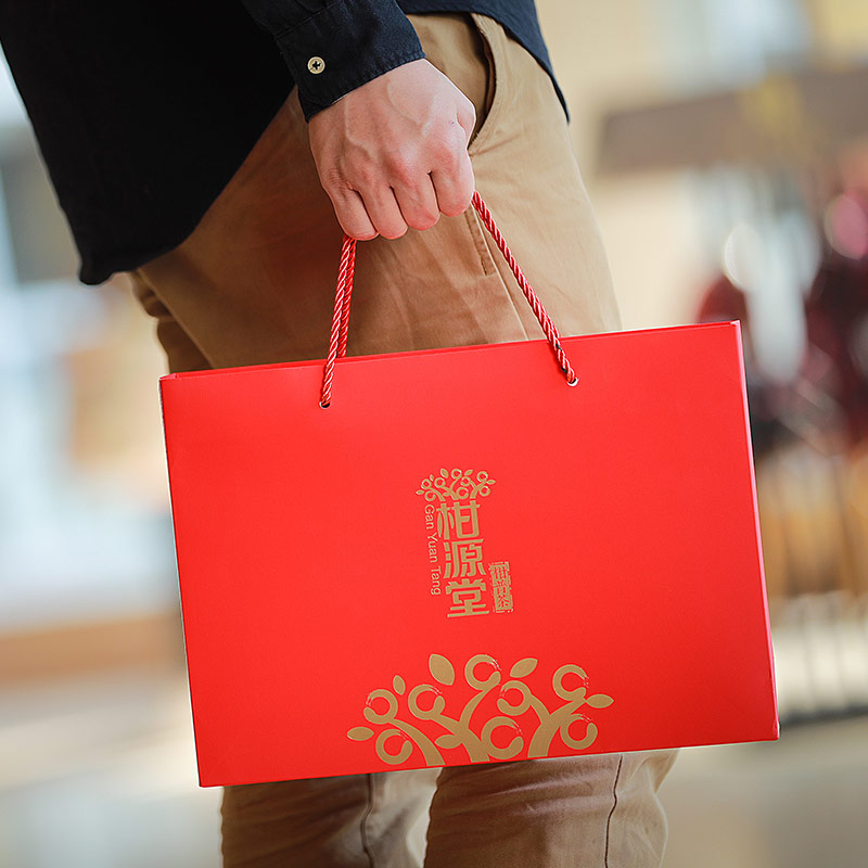 中国红大红柑礼盒